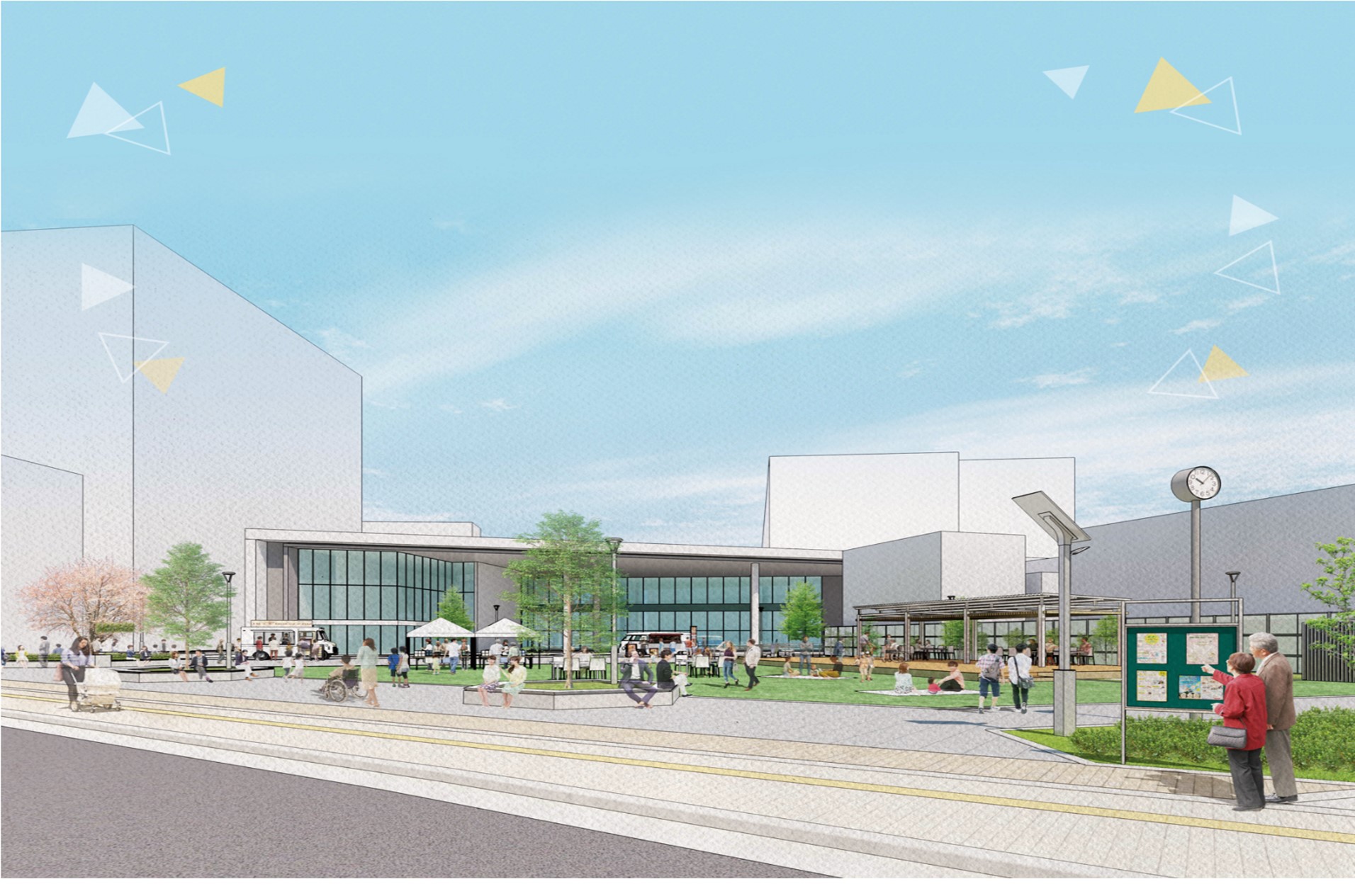 えきまえテラス予想図 えきまえテラス予想図